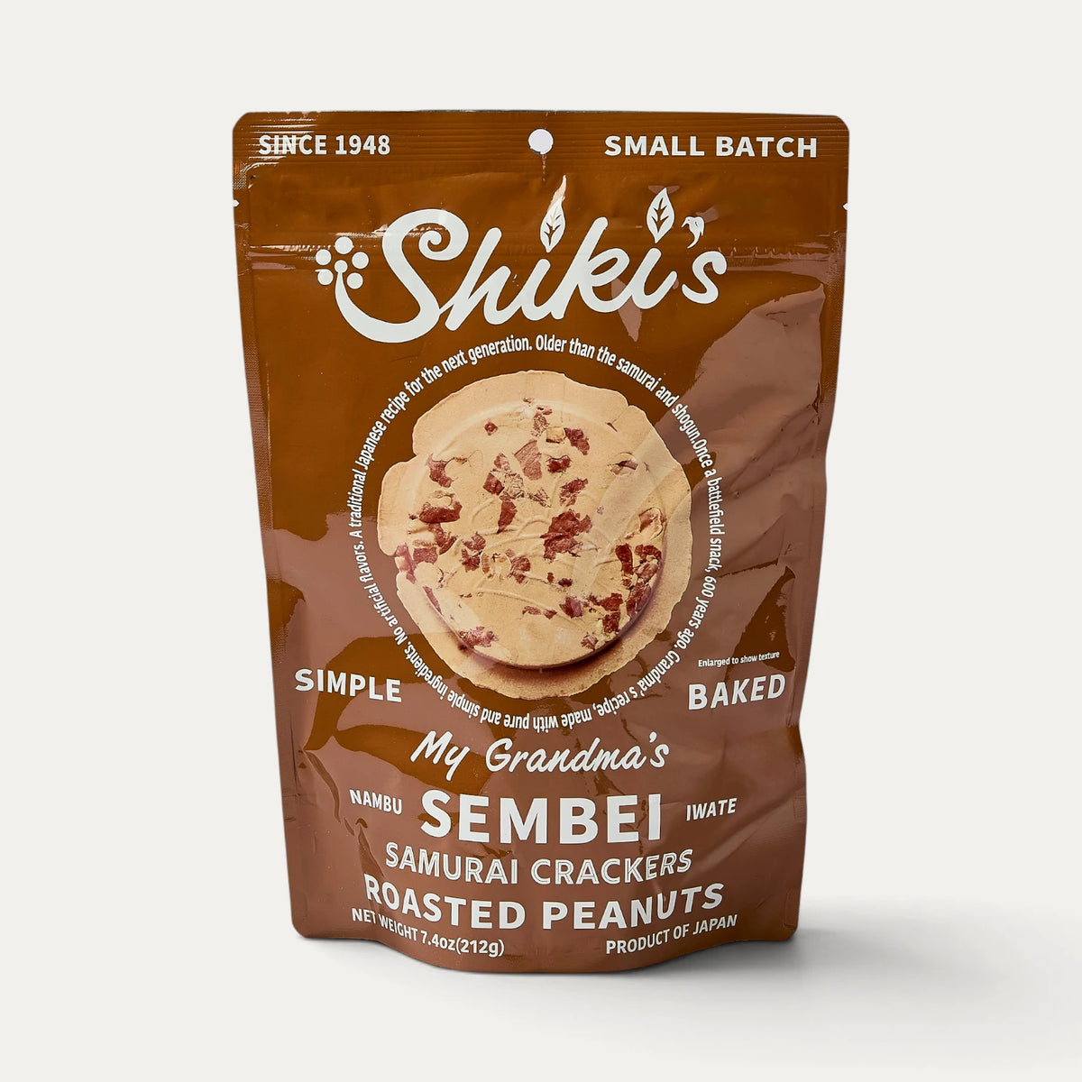 Nambu sembei Shiki's com amendoim - 212 g