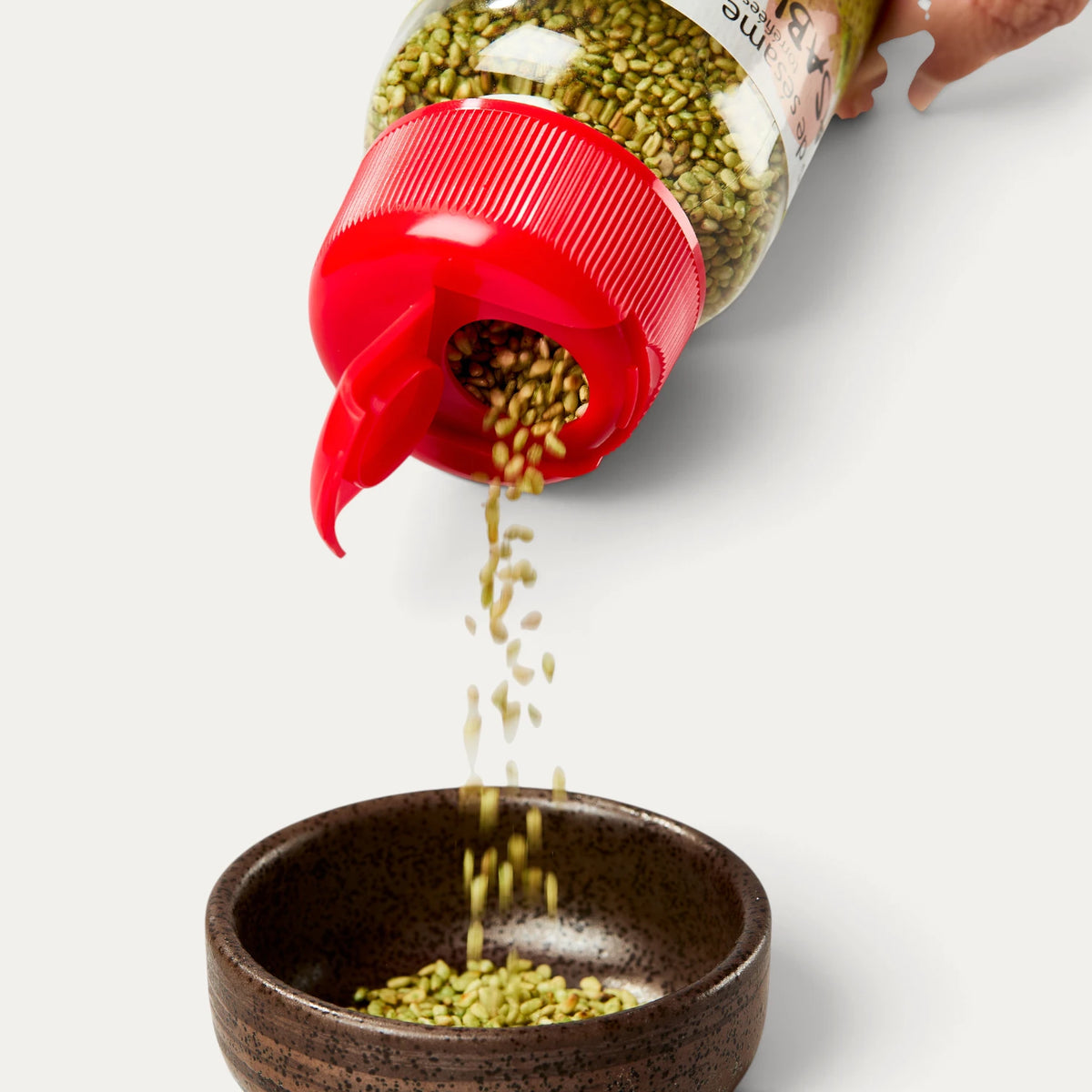 Sementes de sésamo torradas aromatizadas com Wasabi