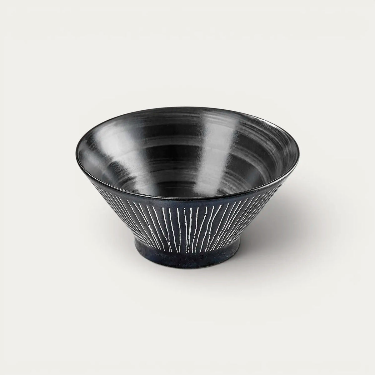 Bol à rāmen, porcelaine Minoyaki, motif HORITOKUSAKURO