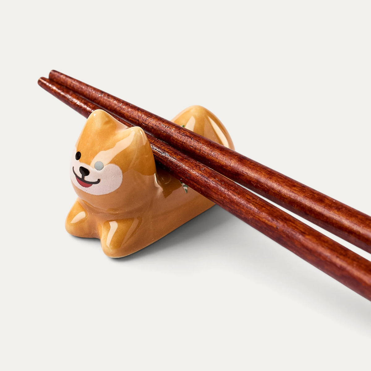 Porcelain chopstick rest
