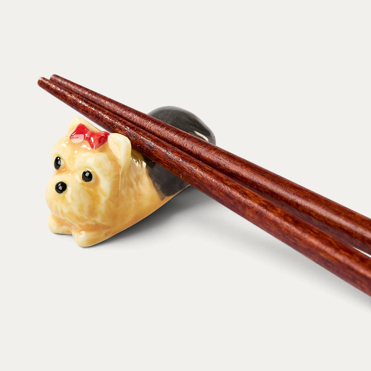 Porcelain chopstick rest