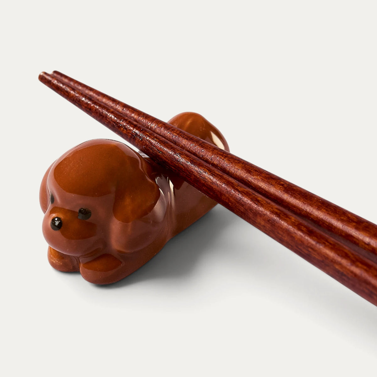 Porcelain chopstick rest