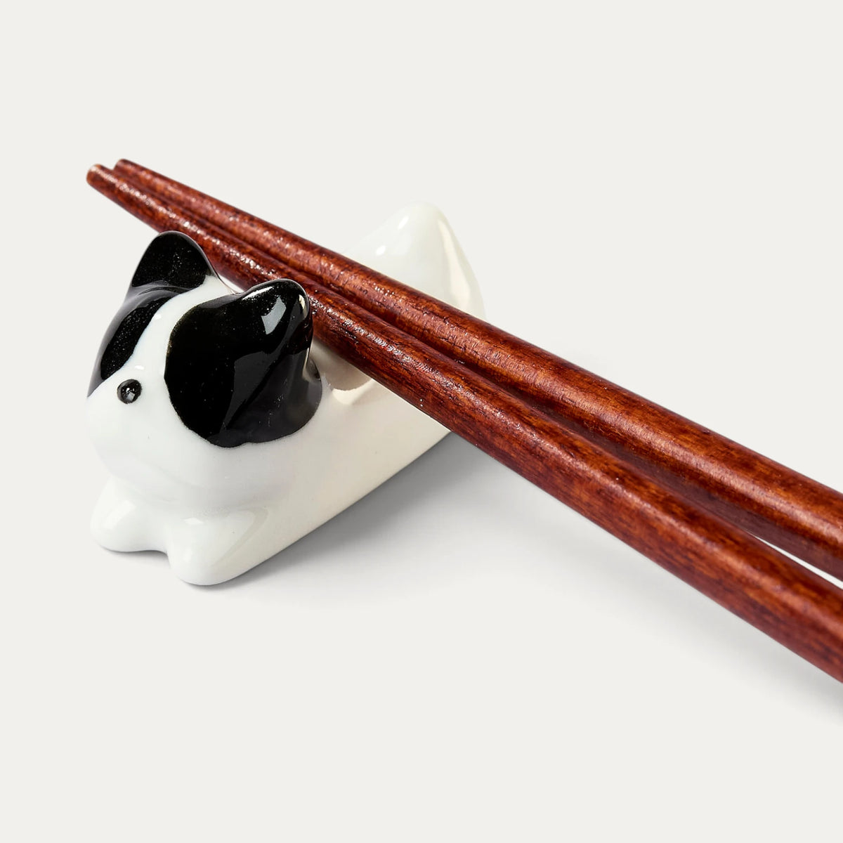 Porcelain chopstick rest