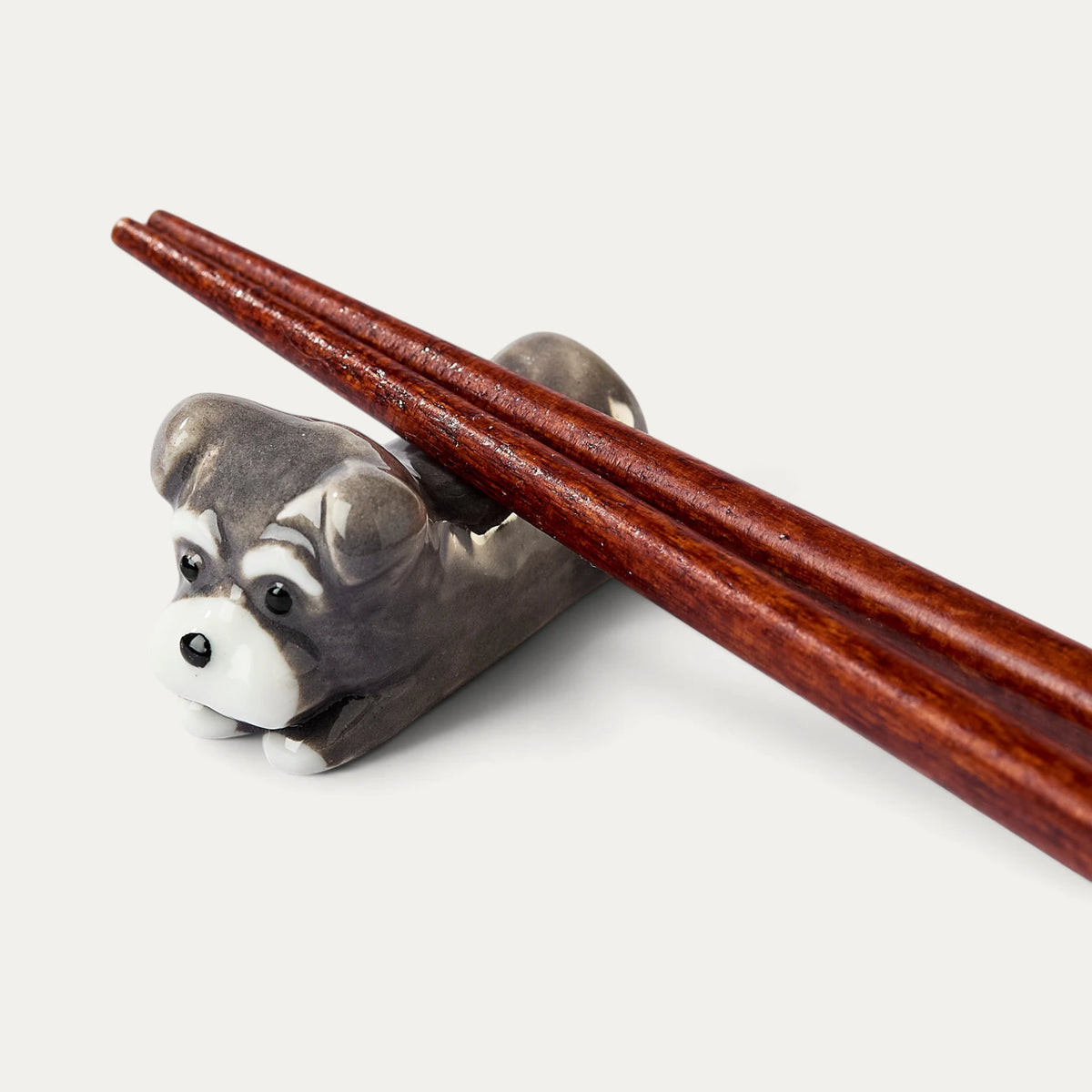 Porcelain chopstick rest
