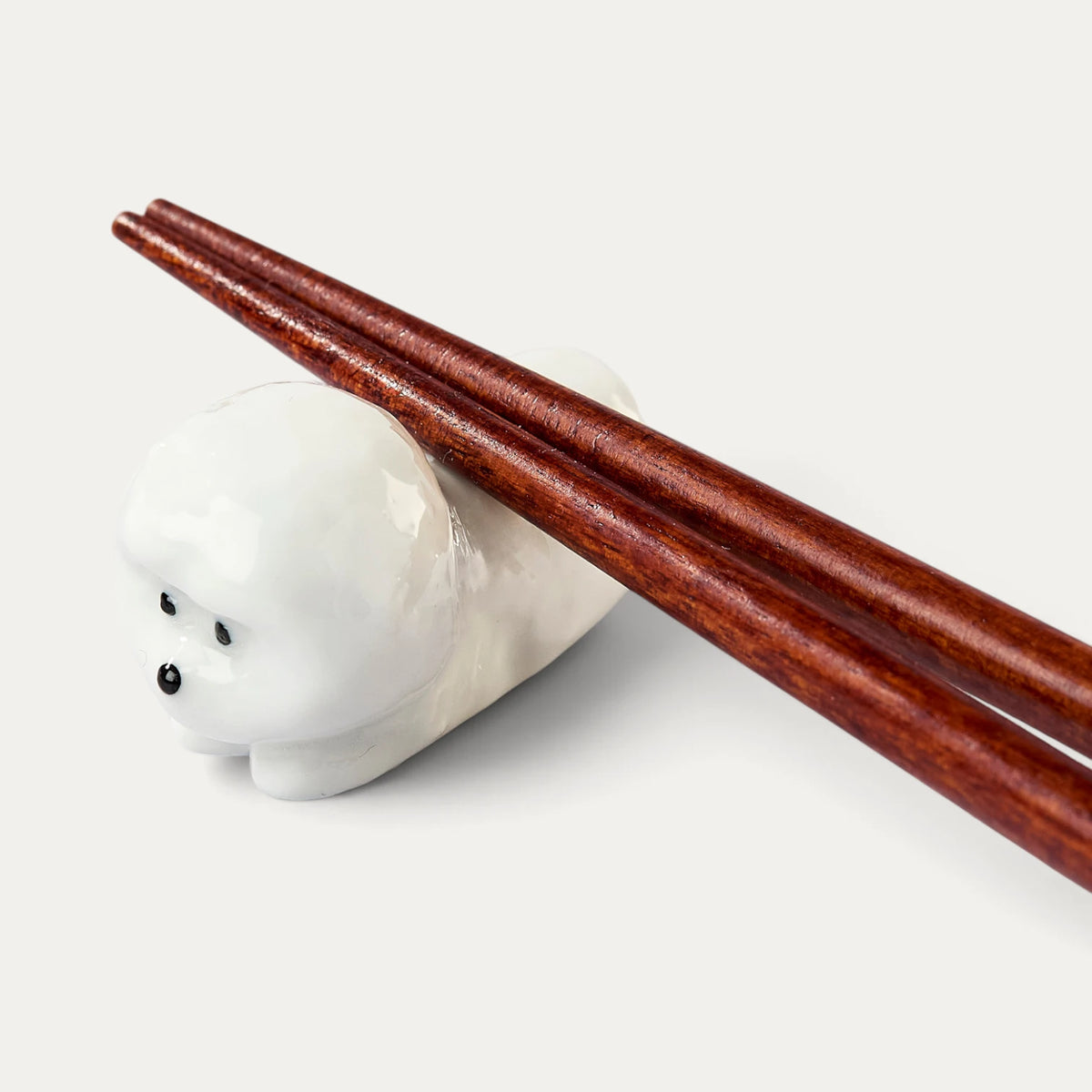 Porcelain chopstick rest