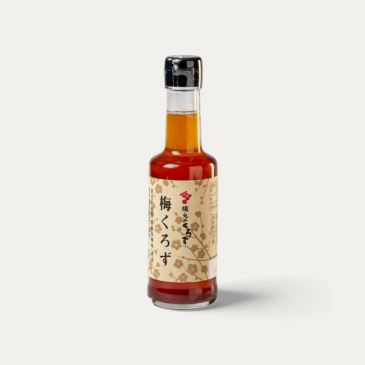 Vinagre negro de arroz con ciruela ume, «Ume kurozu» - 200 ml