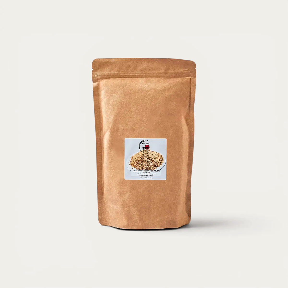 Kypsytetty puhdistamaton Kokuto-ruokosokeri jauheena, IHEYA - 1 kg
