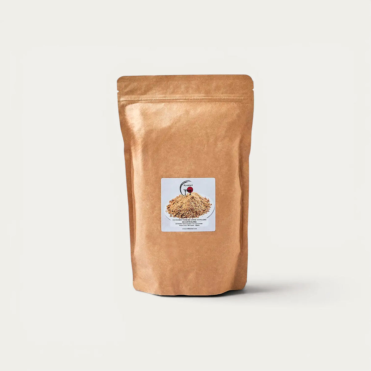 Kypsytetty puhdistamaton Kokuto-ruokosokeri jauheena, HATERUMA - 1 kg