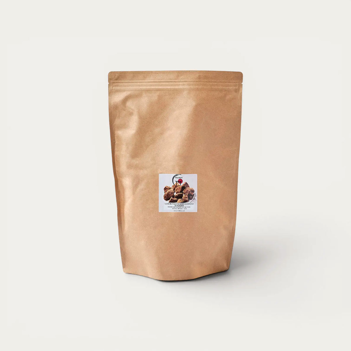 Kypsytetty puhdistamaton Kokuto-ruokosokeri paloina, KOHAMA - 1 kg