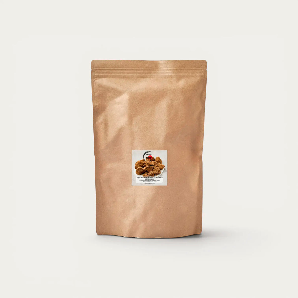 Kypsytetty puhdistamaton Kokuto-ruokosokeri paloina, YONAGUNI - 1 kg