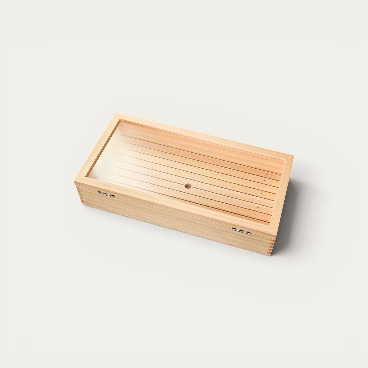 Sushi Neta Box en bois de Hinoki avec charnières, L,  600*300*120